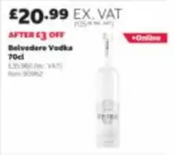 Costco Belvedere Vodka offer