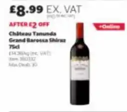 Costco Château Tanunda Grand Barossa Shiraz offer