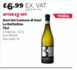 Costco Gavi del Comune di Gavi La Battistina offer