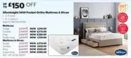 Costco Silentnight 1400 Pocket Ortho Mattress & Divan offer