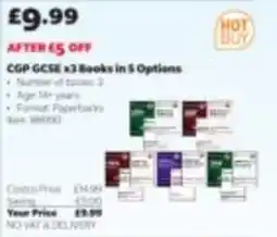 Costco Cgp Gcse x3 Books offer