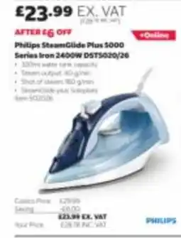 Costco Philips steamglide plus 5000 series iron offer