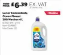 Costco Lenor concentrate ocean flower offer