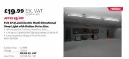 Costco Feit 4ft Electric Multi-Directional Shop Light with Motion Detection offer