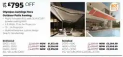 Costco Olympus Awnings Hera Outdoor Patio Awnings offer
