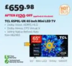 Costco Tcl 65 inch mini led tv offer