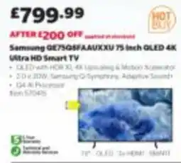 Costco Samsung 75 inch QLED 4K Ultra HD Smart TV offer