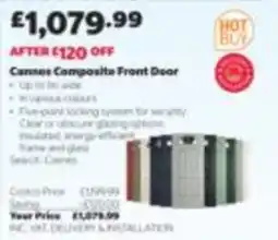 Costco Cannes Composite Front Door offer