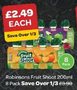 Spar Robinsons Fruit Shoot offer