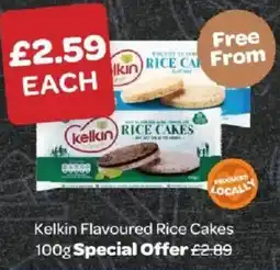 Spar Kelkin flavoured rice cakes offer