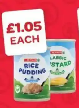 Spar Spar rice pudding offer