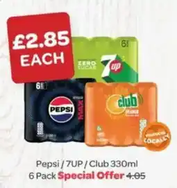 Spar Pepsi / 7up / Club offer