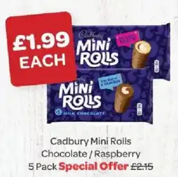Spar Cadbury mini rolls offer
