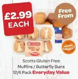 Spar Scotts Gluten Free Muffins / Butterfly Buns offer