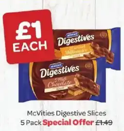 Spar McVities Digestive Slices offer