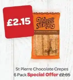 Spar St Pierre Chocolate Crepes offer