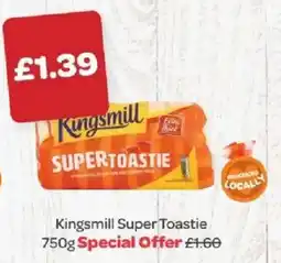 Spar Kingsmill super toastie offer
