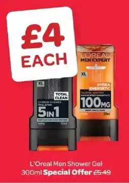 Spar L'oreal men shower gel offer