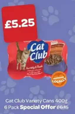 Spar Cat Club variety cans offer