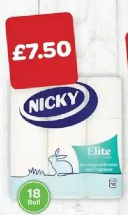 Spar Nicky elite toilet tissue offer