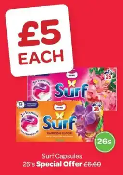 Spar Surf Capsules offer