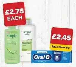 Spar Simple purifying milky cleansing lotion offer
