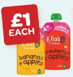 Spar Ella's kitchen bananas + apples offer