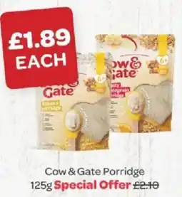 Spar Cow & Gate Porridge offer
