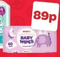 Spar Spar baby wipes 60's offer