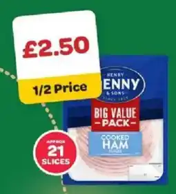 Spar Henry & Sons cooked ham slices offer