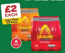 Spar Lucozade energy offer