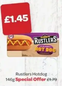 Spar Rustlers hot dog offer