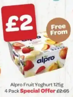 Spar Alpro fruit yoghurt offer