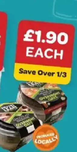 Spar Nutrilean overnight oats offer