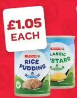 Spar Spar Custard/rice pudding offer