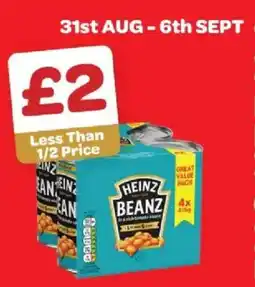 Spar Heinz beanz offer