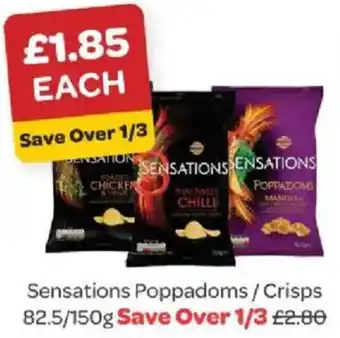Sensations Poppadoms / Crisps