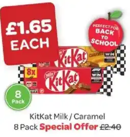 Spar KitKat Milk / Caramel offer