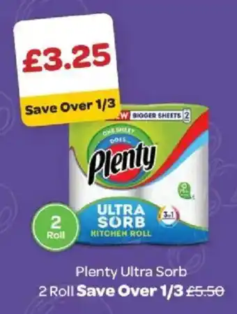 Plenty ultra sorb kitchen roll