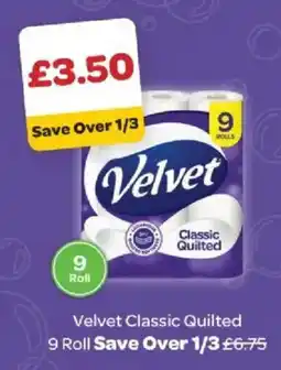 Spar Velvet classic quilted offer