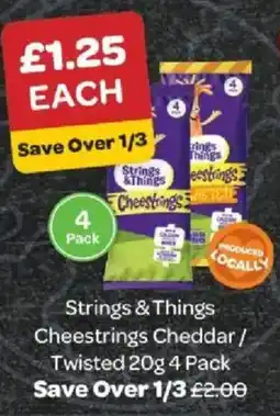Spar Strings & Things Cheestrings Cheddar / Twisted offer