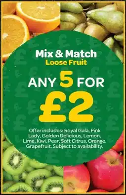 Spar Mix & Match Loose Fruit offer