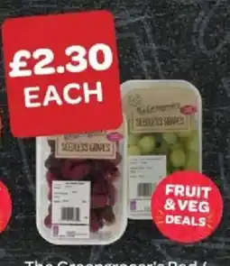 Spar The Greengrocer's Red Seedless Grapes offer