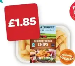 Spar H Direct beer battered chips offer
