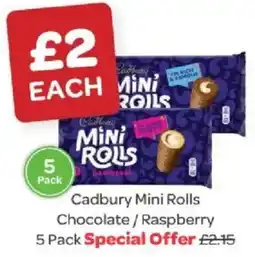 Spar Cadbury mini rolls offer