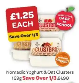 Spar Nomadic Yoghurt & Oat Clusters offer