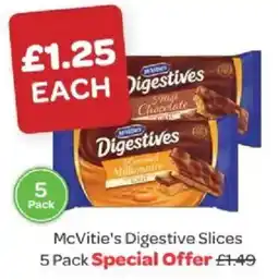 Spar McVitie's Digestive Slices offer