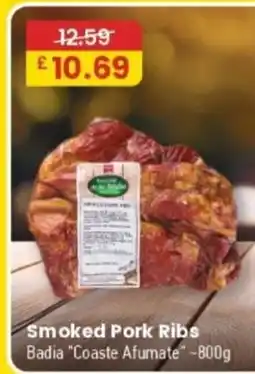 MyMINIMIX Badia smoked pork ribs offer