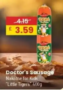 MyMINIMIX Doctor's Sausage Nakotne for Kids "Little Tigers" offer