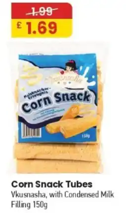 MyMINIMIX Vkusnasha corn snack tubes offer